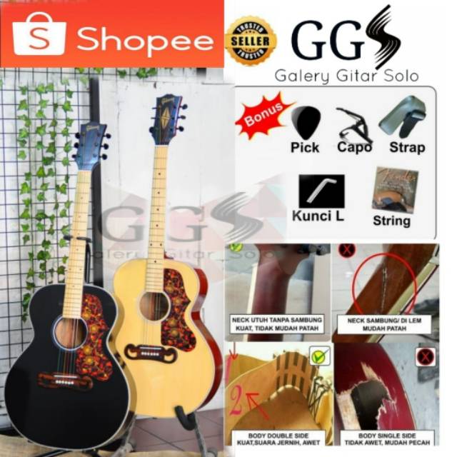 Gitar akustik gibson