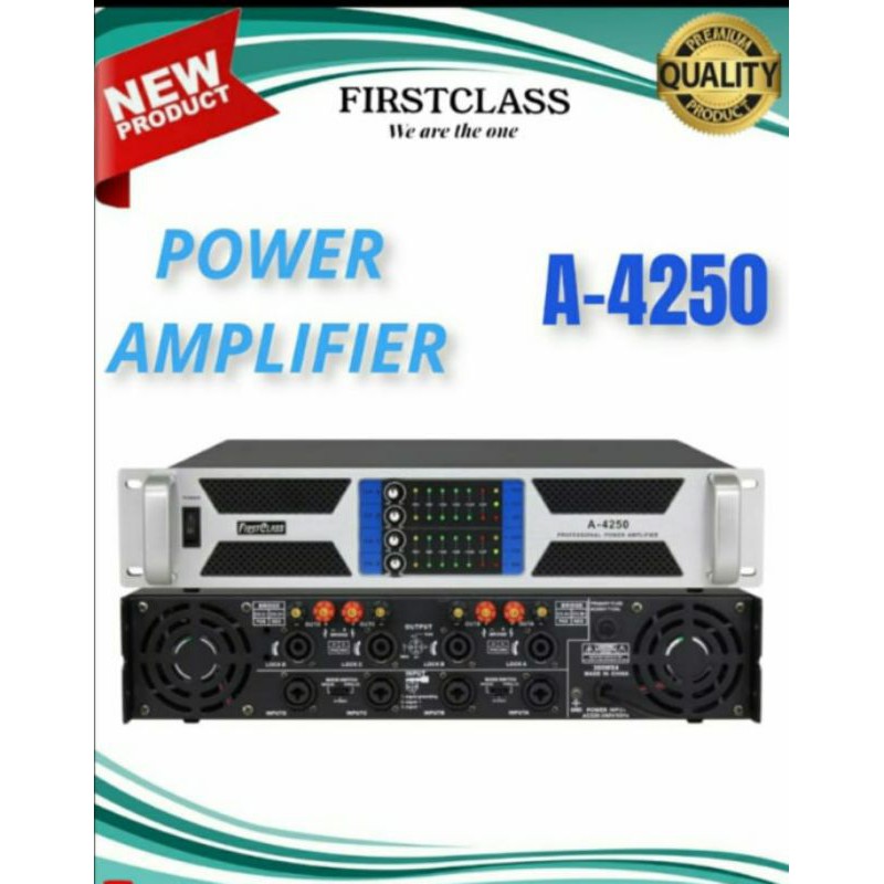 Power Amplifier FirstClass A4250/A 4250 4CH First Class