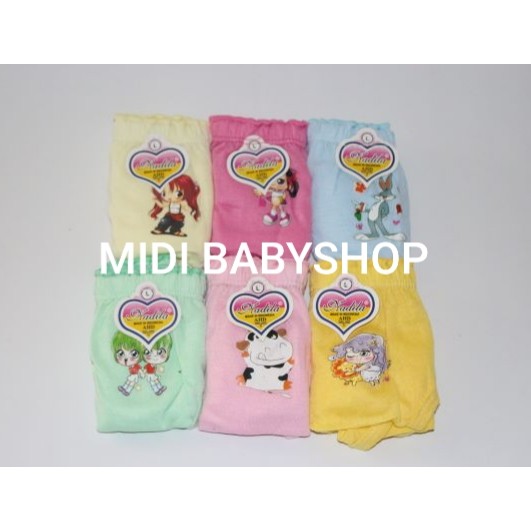 1 Lusin / 12 pcs Celana dalam bayi perempuan ( Size L )