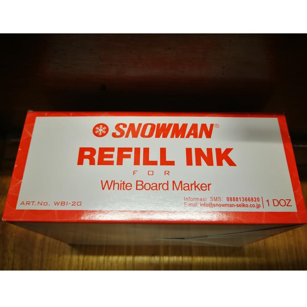

[PRODUK QTYHF] REFILL/ ISI ULANG TINTA WHITEBOARD SNOWMAN H70