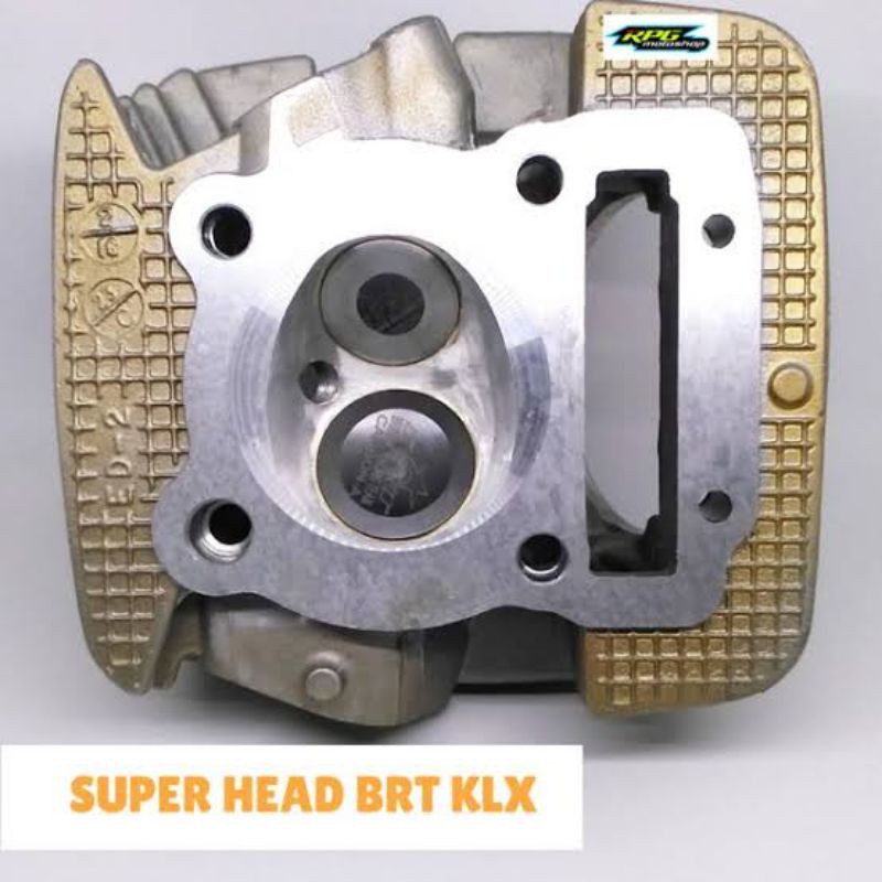 Modif Super Head BRT KLX 150 + Klep 34/29 AA Porting ALBRONZ Original Produk