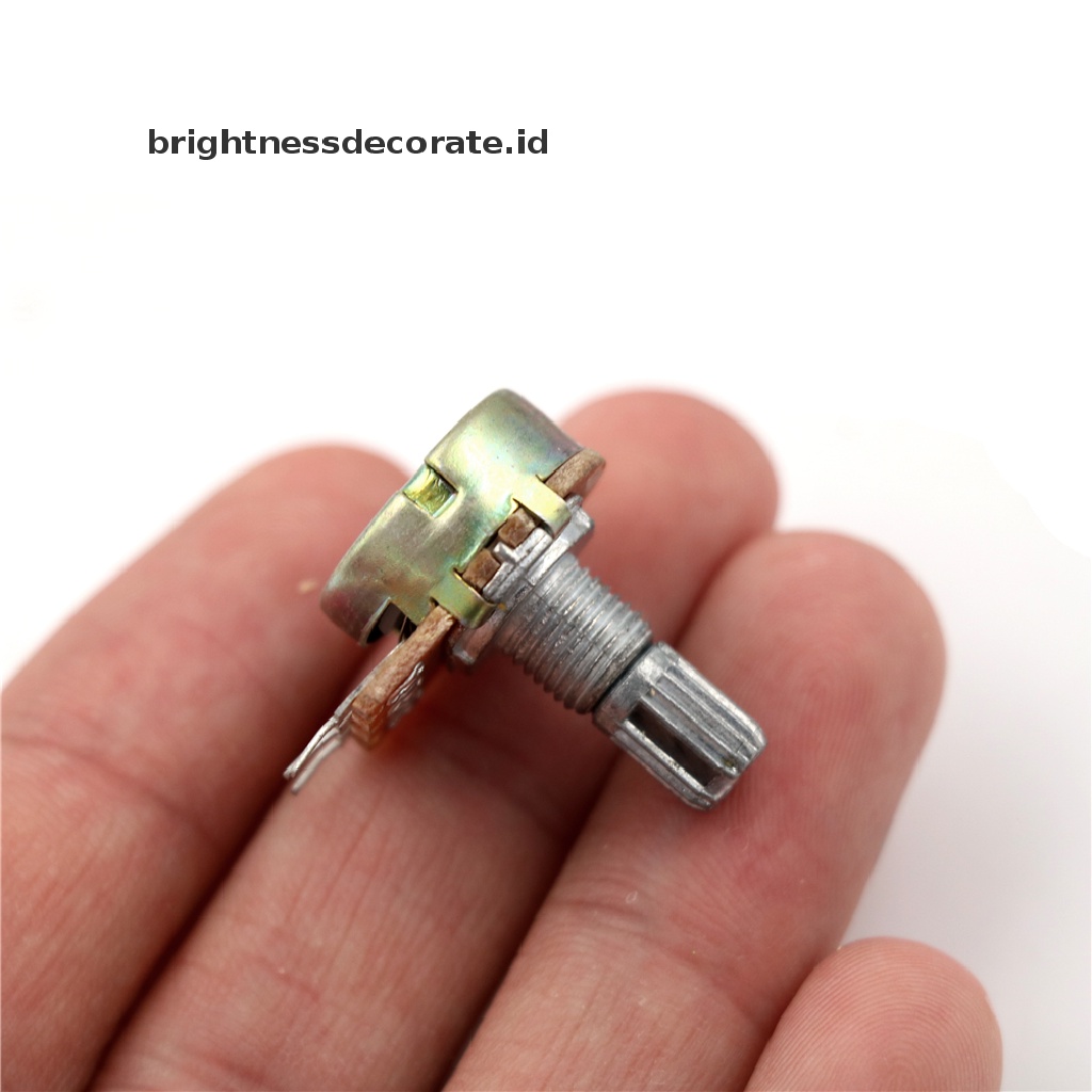 10 Pcs Panel Potentiometer Linear 100K Ohm B100K 15mm 3 Pin WH148