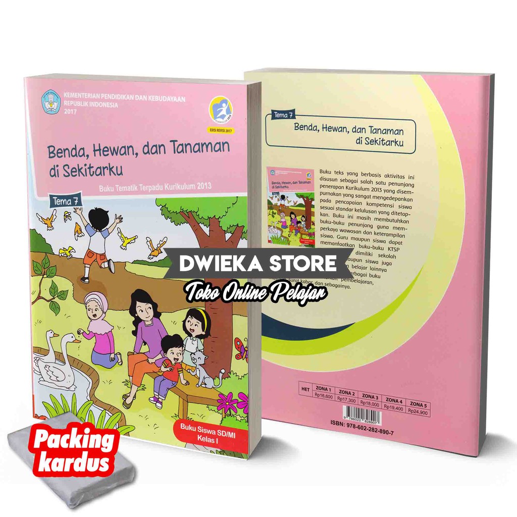 Buku Tematik SD Kelas 1 Tema 1,2,3,4,5,6,7,8” Kurikulum 2013 Revisi 2017 CETAKAN 2020 [1 Buku]-7