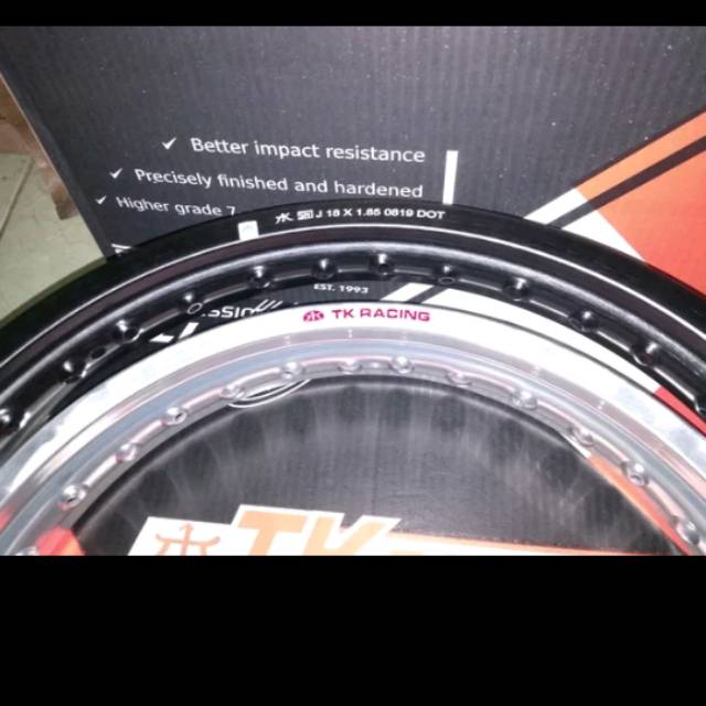 Velg TK 185 18 - velg TK Japan bright ukuran 185 ring 18