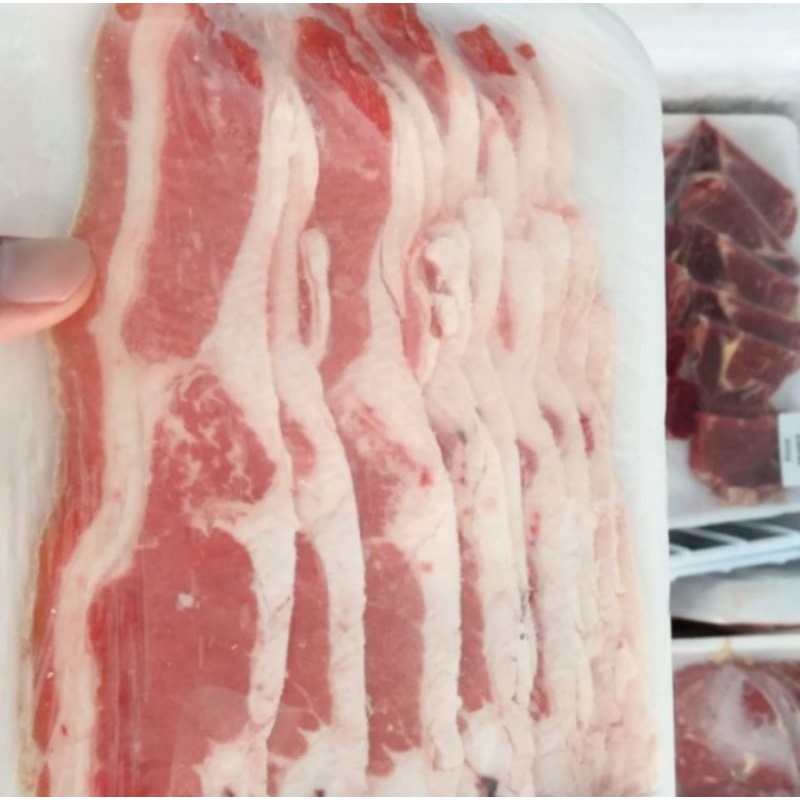 

SHORTPLATE SUKIYAKI IMPORT US MURAH PREMIUM / BEEF SLICE SHABU SHABU