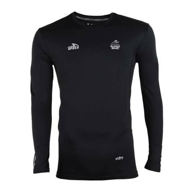 kicosport kaos specs simic 9ss training jersey long sleeve black hitam new original