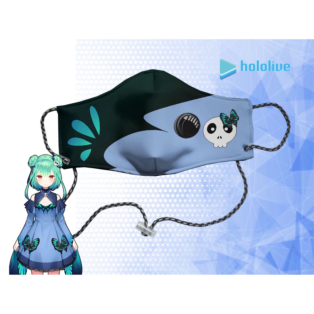 MASKER HOLOLIVE URUHA RUSHIA N95 2PLY DEWASA