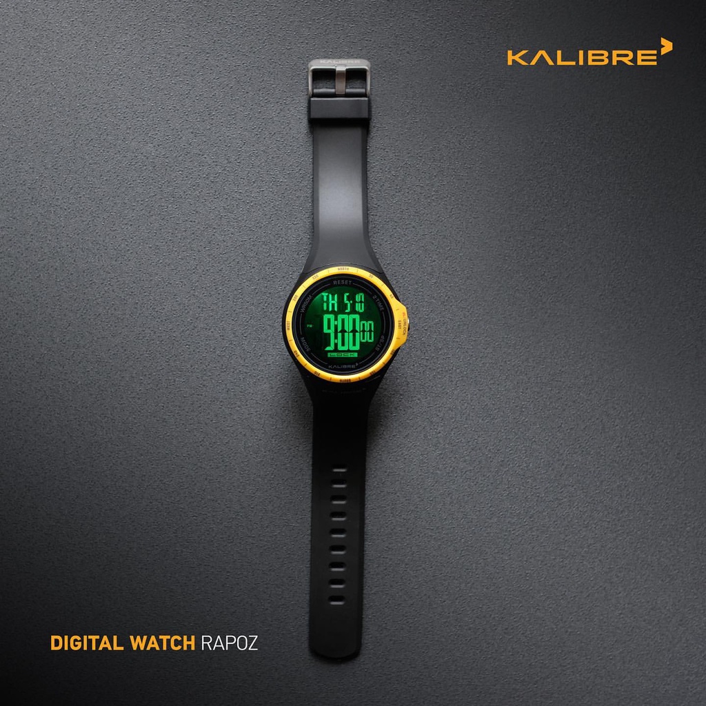 KALIBRE WATCH RAPOZ BLACK YELLOW - 996290770