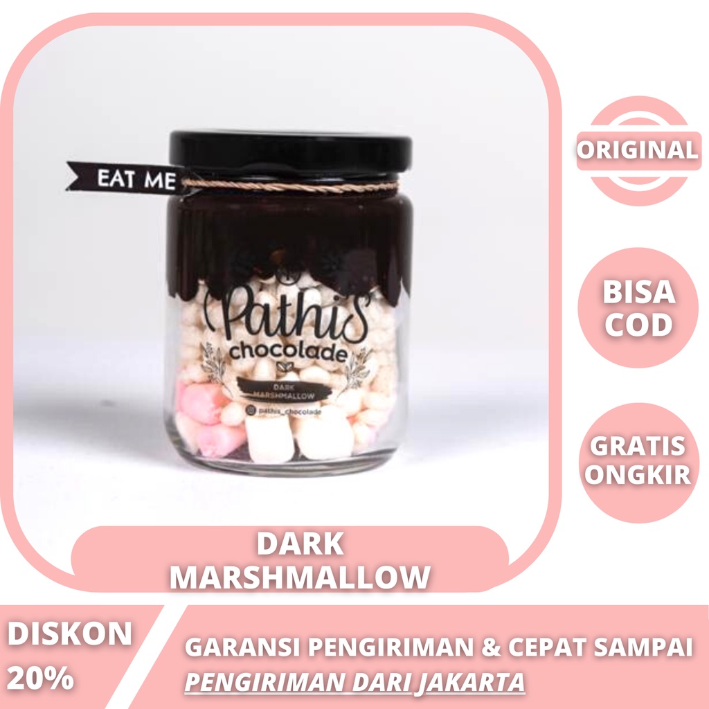 

Pathis Chocolade Camilan Cokelat Lumer - DARK MARSHMALLOW