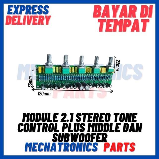 [MDL-9032] MODULE 2.1 STEREO TONE CONTROL PLUS MIDDLE DAN SUBWOOFER