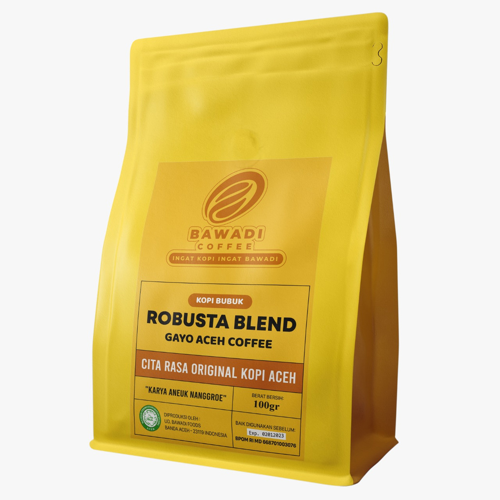 Bawadi kopi Robusta Gayo 100g - Kopi Aceh