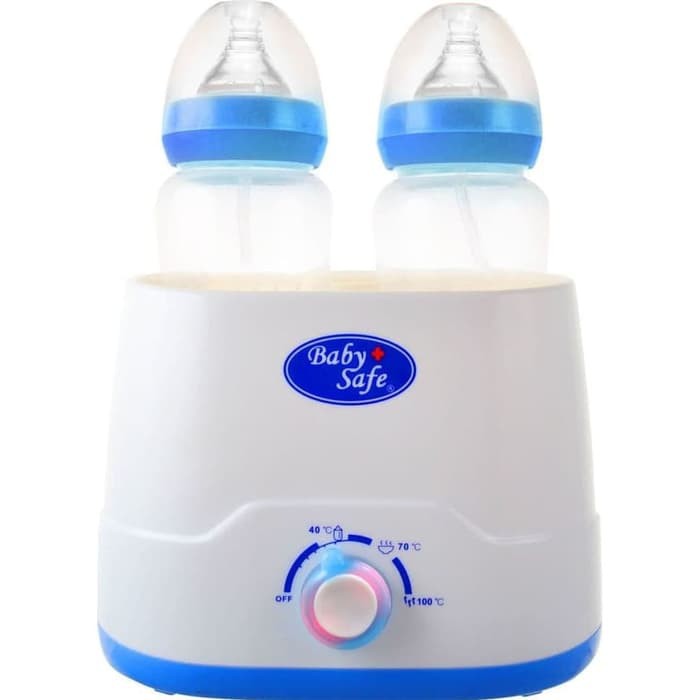 Makassar! Baby Safe Twin Bottle Warmer Babysafe Alat Steril Botol Susu Bayi