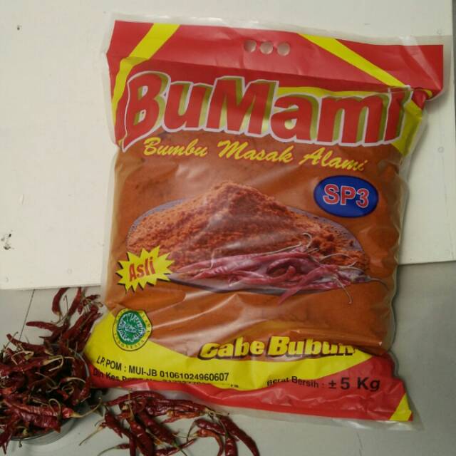 

5 Kg BuMami Cabe Bubuk SP3 Halus