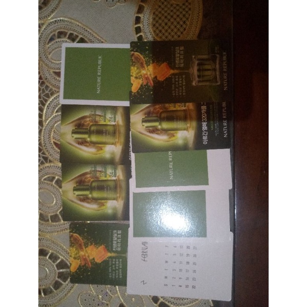 photo card Exo x nature republic official