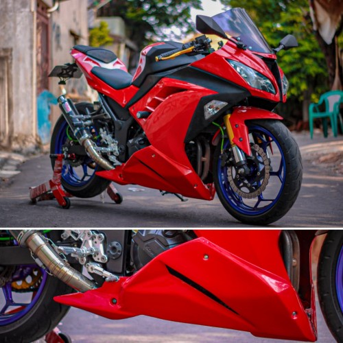 OTOMOTIF AKSESORIS MOTOR UNDERCOWL NINJA 250 FI UNDERCOWL NINJA 250 VISOR NINJA WINGLET NINJA