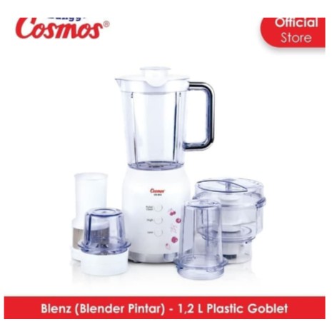Cosmos Blender Plastik Blenz 1.2 Liter 4 in 1 Multifungsi CB-802 CB802