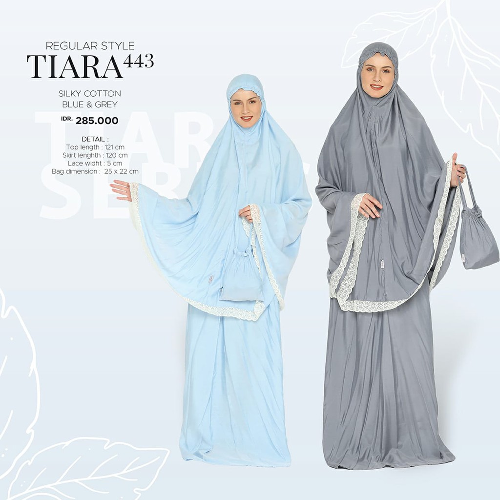 Mukena Tatuis Tiara 443 Silky Cotton Original
