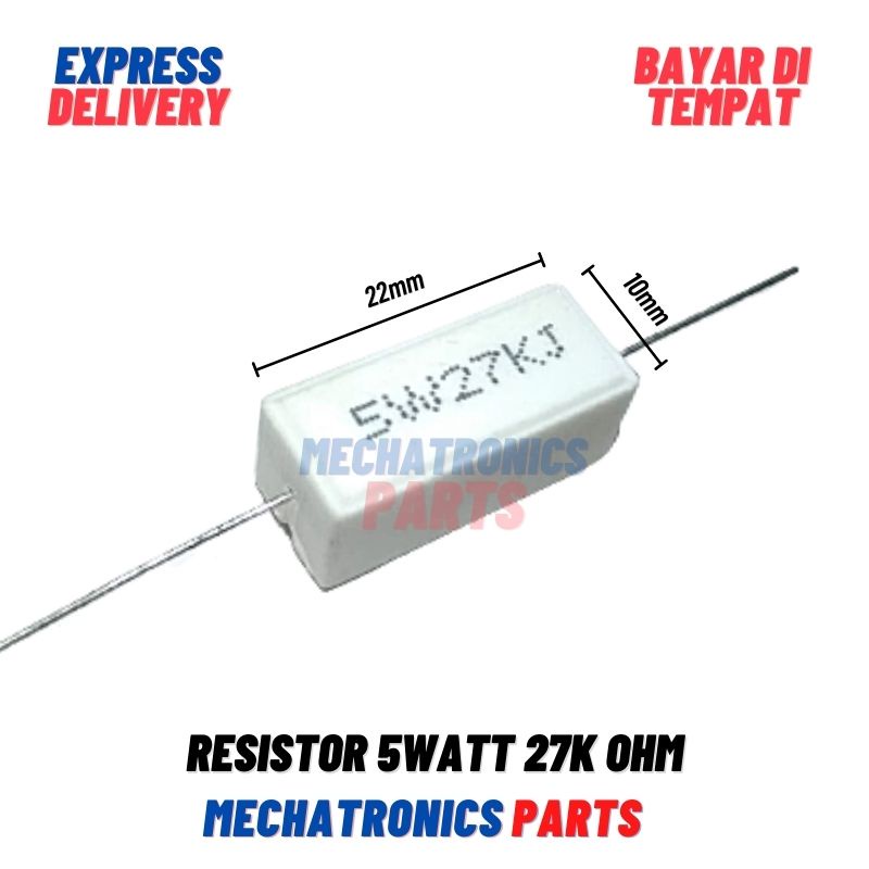 [PAS-9328] RESISTOR 5WATT 27K