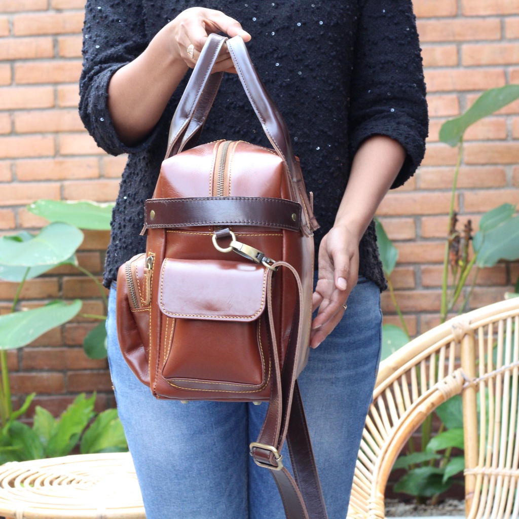 BARU!!! TAS KANTOR MEISHA SLING BAG FREE GRAFIR NAMA KAMU