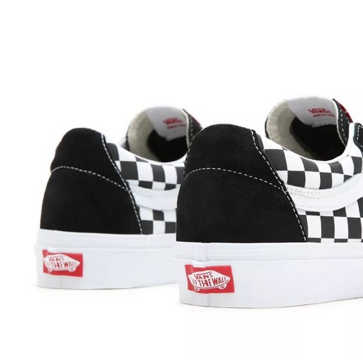 SEPATU VANS OFF THE WALL | SK8 LOW BLACK / CHECK