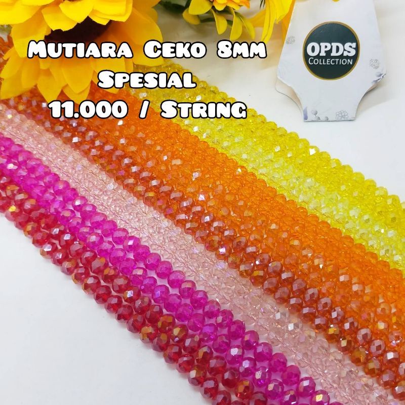 Kristal Ceko Spesial Diamon Ceko 8mm Special Kristal Ceko Bakpao