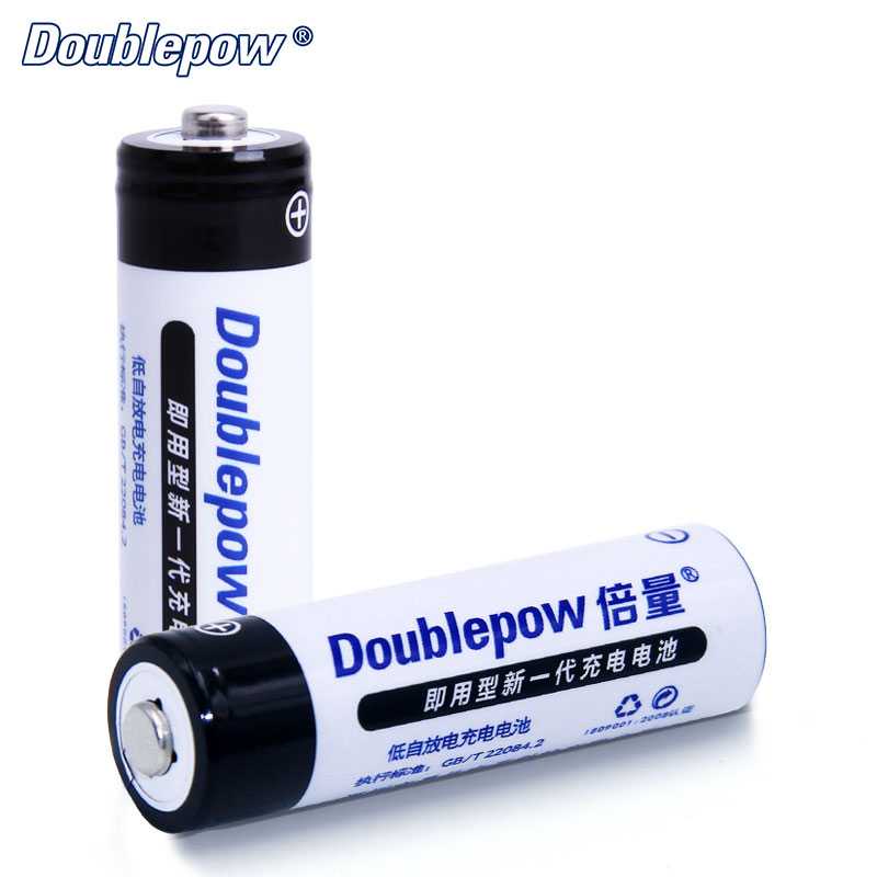 DOUBLEPOW Baterai Cas AA NiMH 1.2V 2200mAh 4 PCS - DP-AA780-Putih