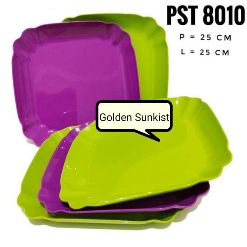 Piring Segi PST8010 Golden sunkist