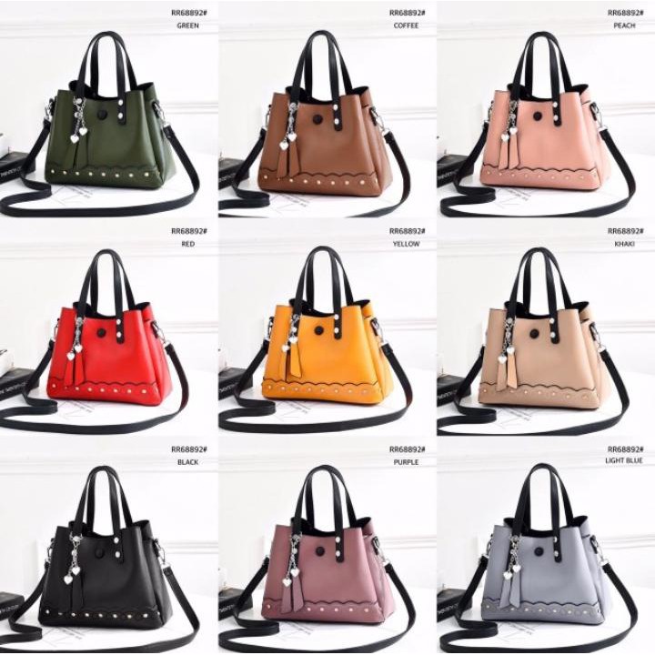 Tas Fashion Calfleather Twotone HANDBAG RR68892 VAL TAS BATAM MURAH TAS IMPORT TAS MURAH TAS BRANDED
