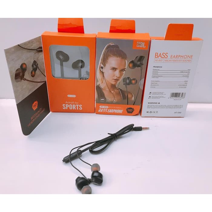 Hyogha Store HANDSFREE / HEADPHONE / EARPHONE / HEADSET JBL AT 090