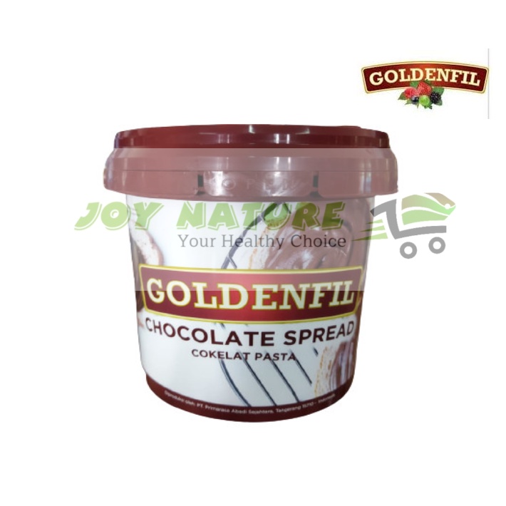 

Goldenfil Chocolate Spread 1kg/Selai Coklat TANPA Crunchy