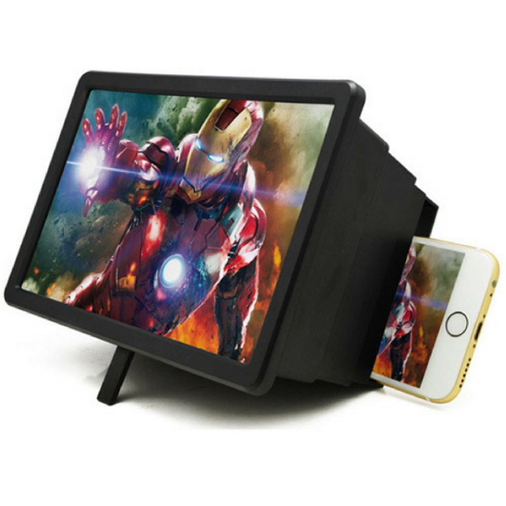 3D Phone Screen Magnifier Kaca Pembesar Layar HP Enlarger Enlarged Enlarge Mobile Bracket Stand