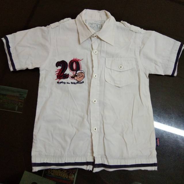 POPEYE Atasan kemeja anak preloved second pernah pakai popeye