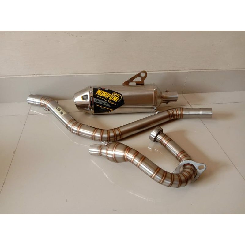 KNALPOT NORIFUMI STAINLESS PNP KLX 250CC KLX 230 CRF 250