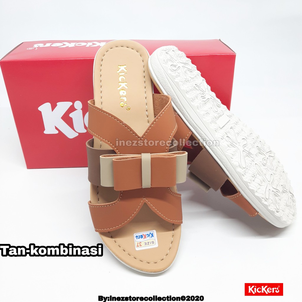 SANDAL SLOP WANITA KICKERS TERBARU KODE SLP08 MURAH GROSIR