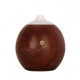 Taffware Ultrasonic Humidifier Aroma Essential Oil Diffuser 130ml - K-H120B - Dark Brown