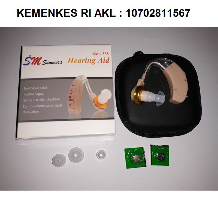 Hearing Aid Sammora / alat bantu dengar sm-338 / wireless / BTE