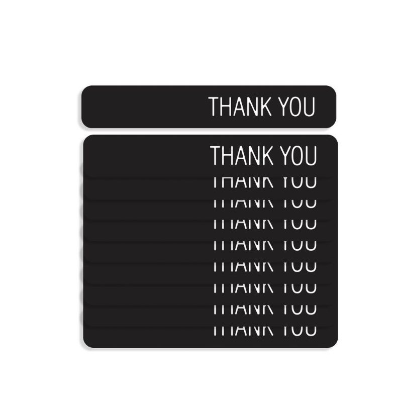 

STICKER THANKYOU / label sticker