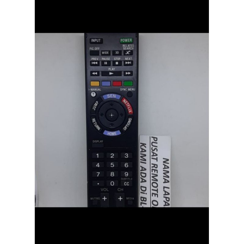 REMOTE REMOT TV SONY BRAVIA LED 3D SMART RM-YD087 ORIGINAL ASLI