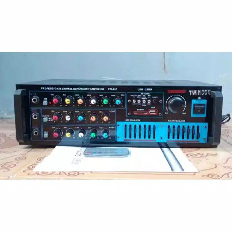 TWIN DOG  , TD  , AV TW 880 USB , Twindog , Amply , Ampli , Amplifier  , + Remote