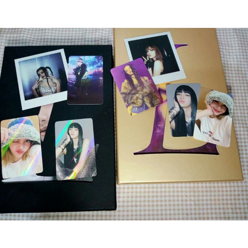 [UNSEALED] ALBUM LISA LALISA BLACKPINK BENEFIT KTWON MAKESTAR GOLD BLACK VERSION