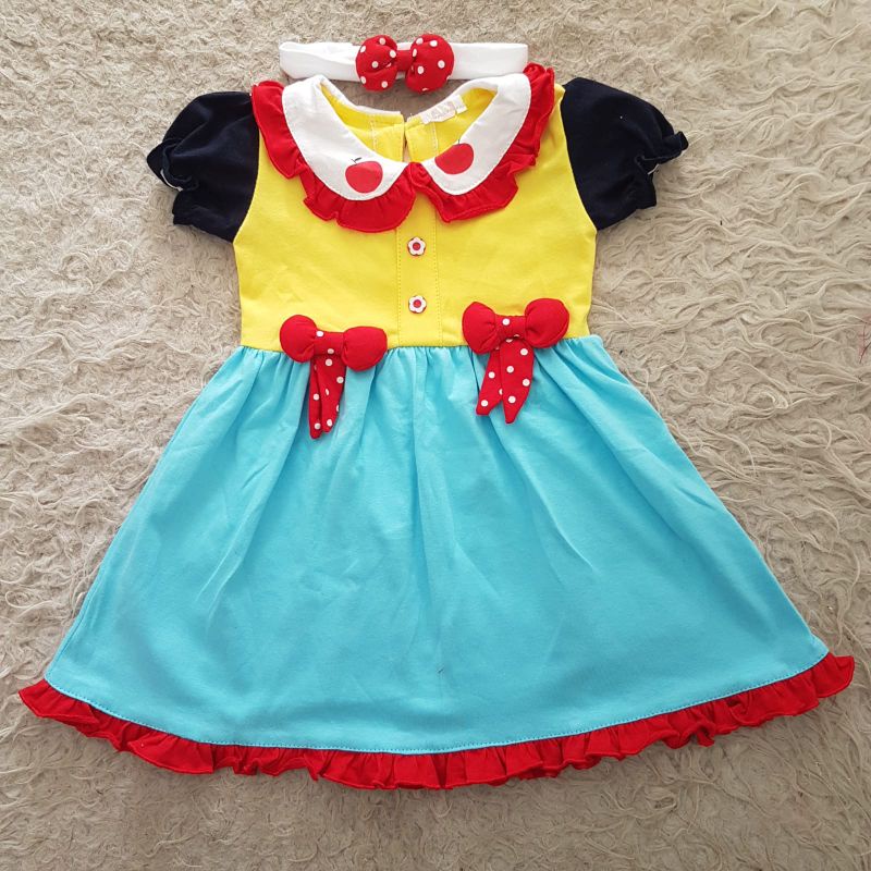 Dress Bayi Snow white set