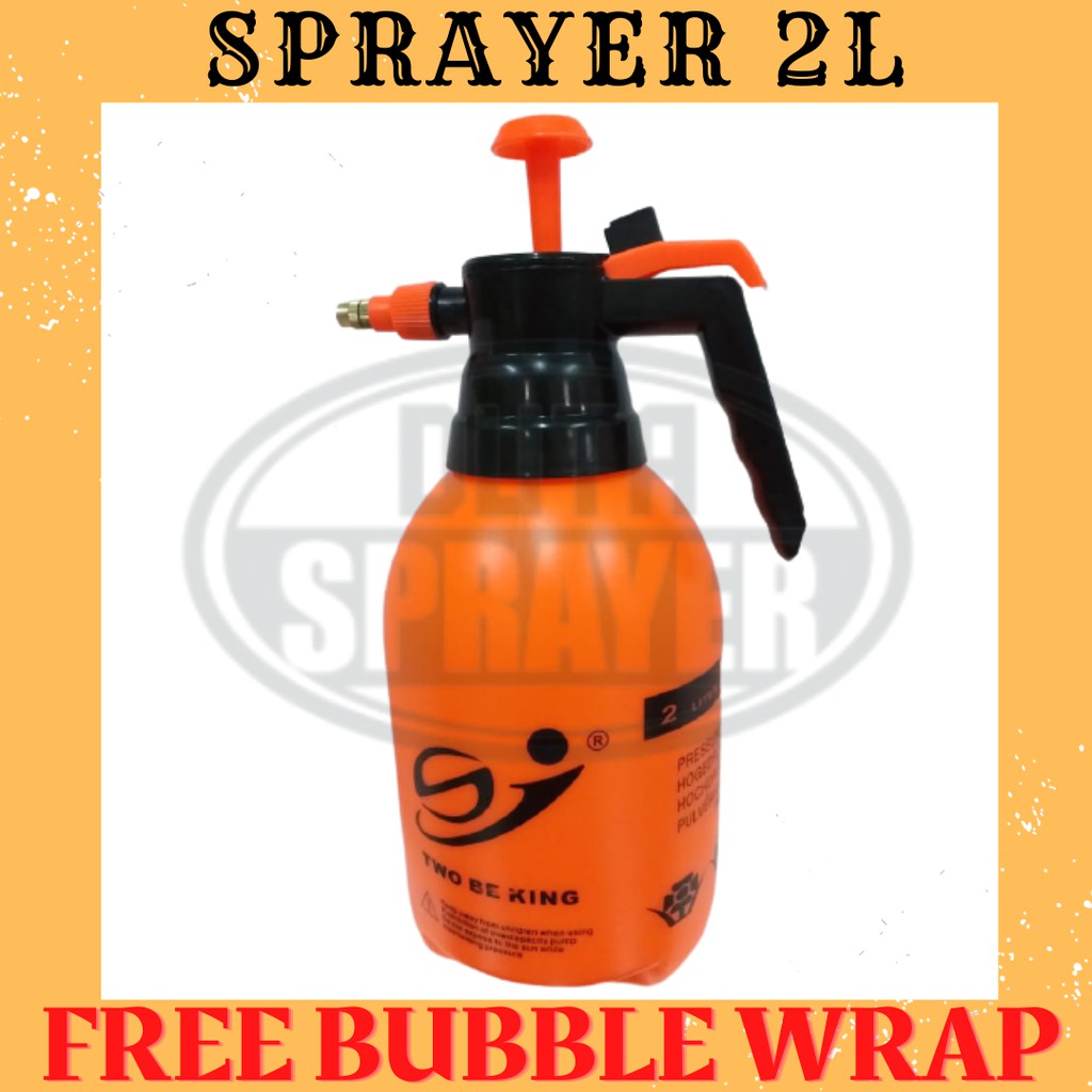 Pressure Hand Sprayer 2 Liter Alat Siram Tanaman 2L Botol Semprotan Pompa Air &amp; Disinfectant 2 Ltr