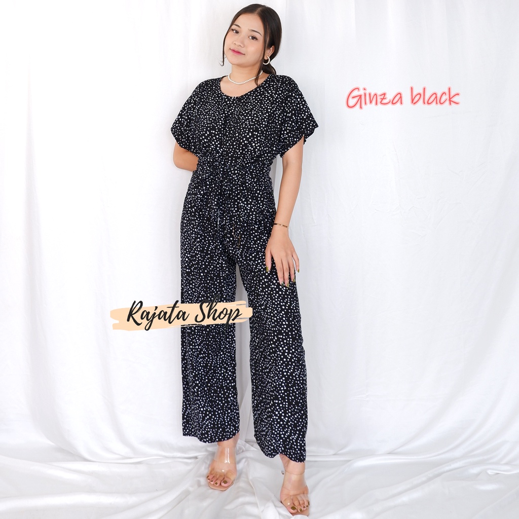 DASTER SETELAN BABYDOLL-BD GINZA BLACK