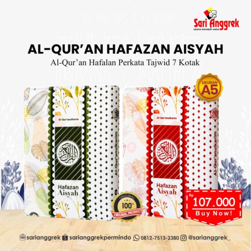 Al-Quran Hafazan Aisyah Hafalan Perkata