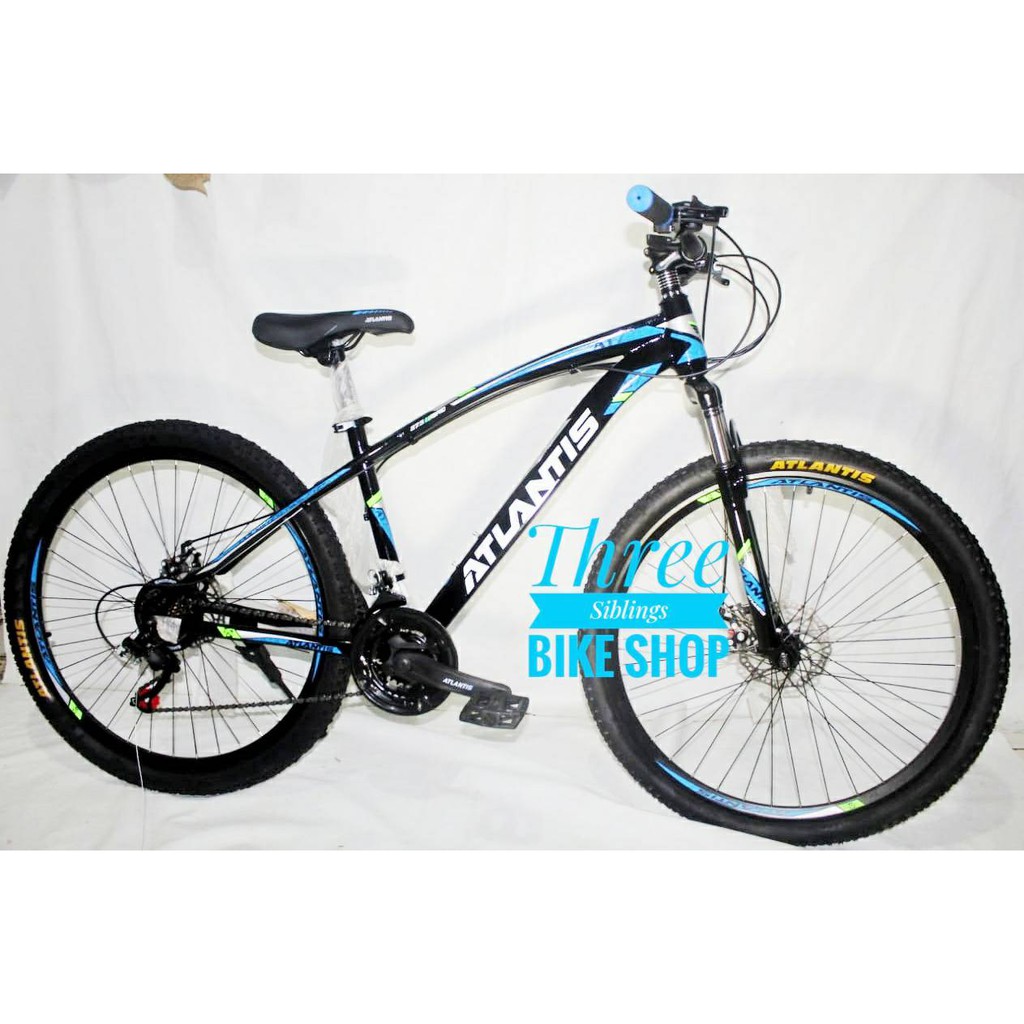 SEPEDA MTB DEWASA ATLANTIS AT 730 DISC BRAKE 27.5 INCH WARNA BIRU
