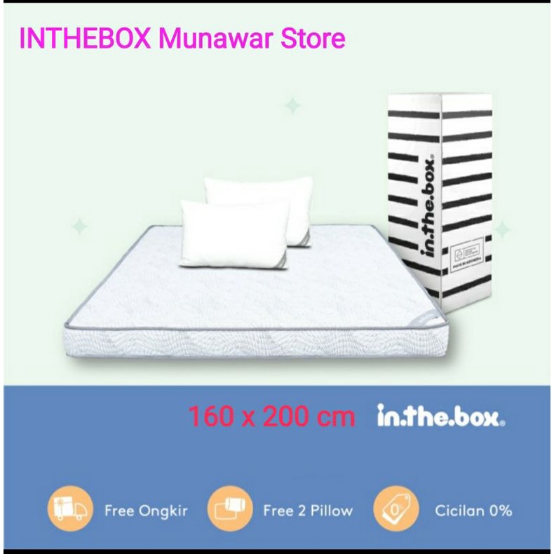 Kasur Busa INTHEBOX HYBRID 15 Ukuran 160x200cm Quen