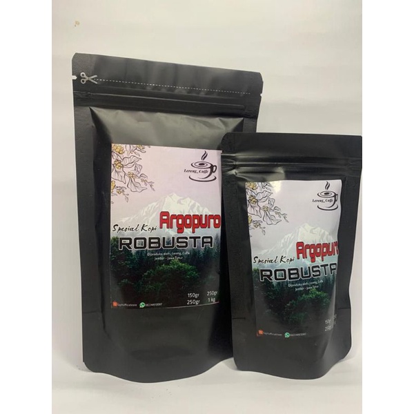 

Kopi Bubuk Robusta Argopuro - Grade A - Premium - Kopi HS (Panen Full Biji Merah)