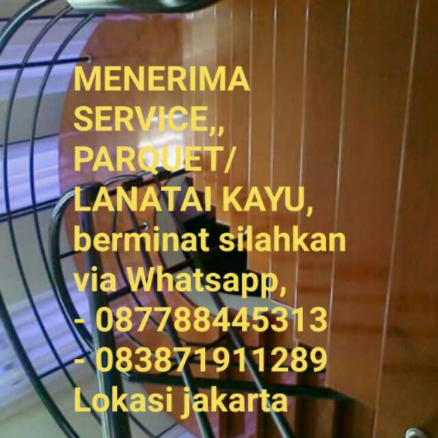 Parquet lantai kayu decking dll