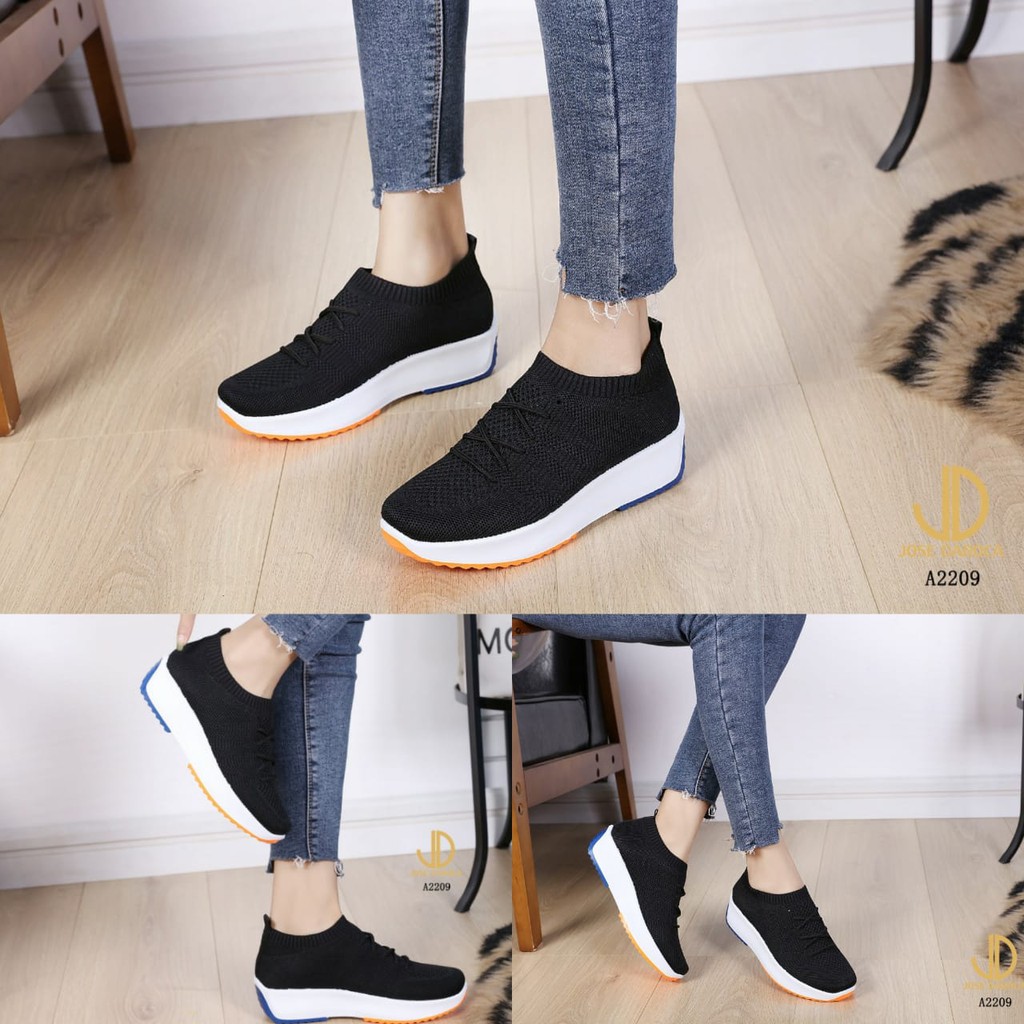 JOSE DAROCA Sepatu Slip On High Sponge Wanita Shoes # A2209 # ORIGINAL