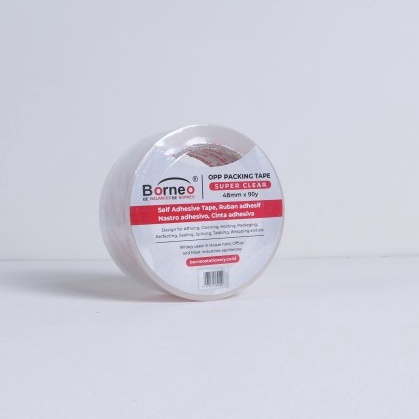 Opp Tape  Super Clear Borneo 48mm x 90yard
